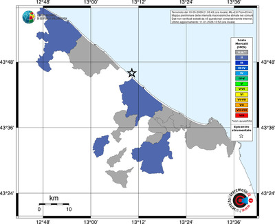 Mappa MCS - territori comuni