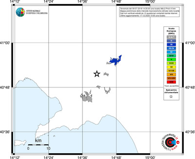 Mappa EMS - territori località