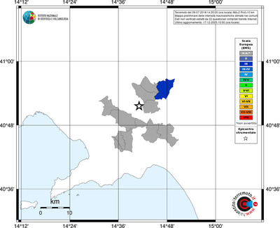 Mappa EMS - territori comuni