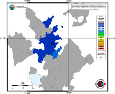 Mappa EMS - territori comuni