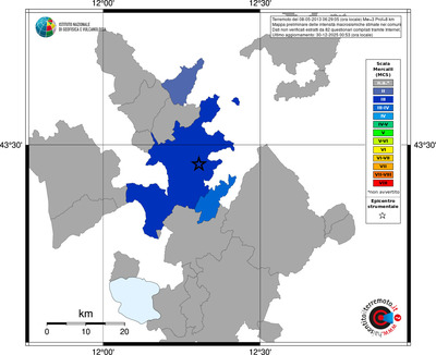 Mappa MCS - territori comuni