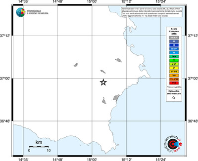Mappa EMS - territori località