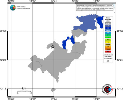 Mappa MCS - territori comuni