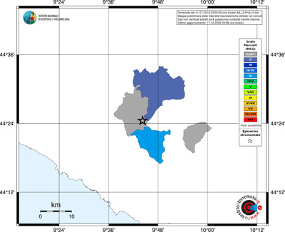 Mappa MCS - territori comuni