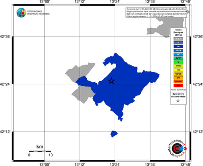 Mappa EMS - territori comuni