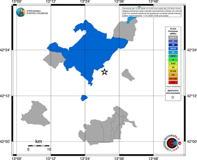 Mappa EMS - territori comuni