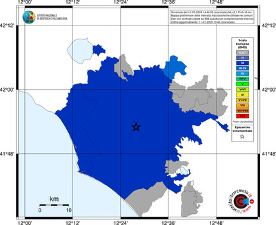 Mappa EMS - territori comuni