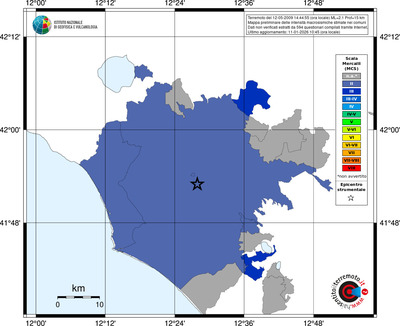 Mappa MCS - territori comuni