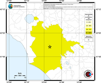 Mappa territorio comunale con almeno 3 questionari