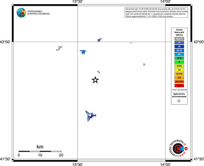 Mappa MCS - territori località