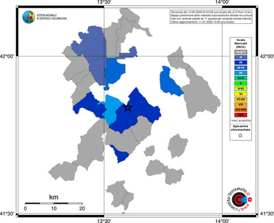 Mappa MCS - territori comuni