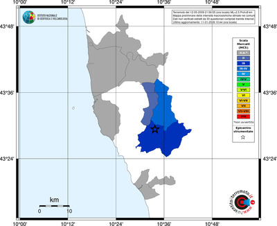 Mappa MCS - territori comuni