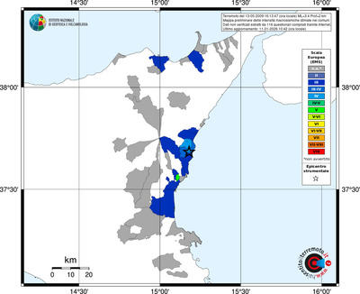 Mappa EMS - territori comuni