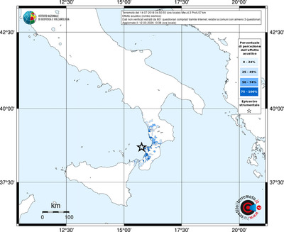 Mappa territorio comunale con almeno 3 questionari