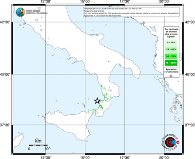 Mappa territorio comunale con almeno 3 questionari