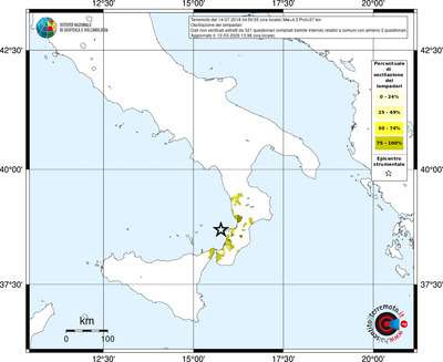 Mappa territorio comunale con almeno 3 questionari