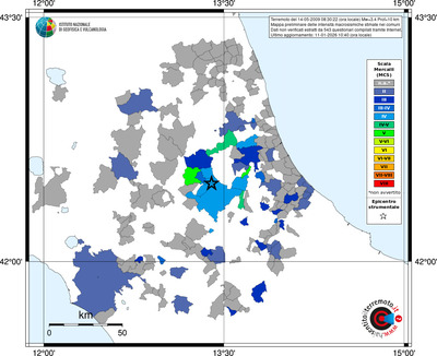 Mappa MCS - territori comuni
