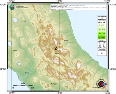 Mappa comuni con almeno 3 questionari