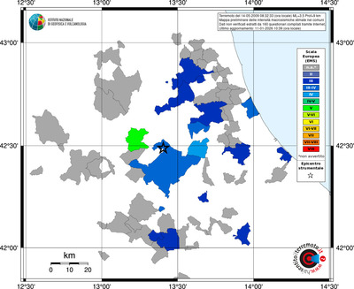 Mappa EMS - territori comuni