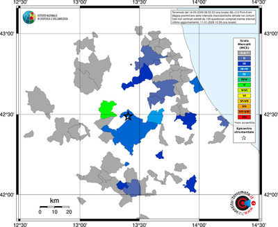 Mappa MCS - territori comuni