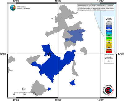Mappa EMS - territori comuni