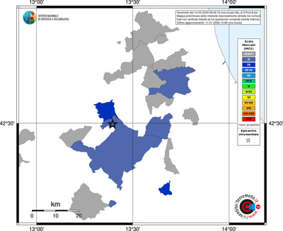 Mappa MCS - territori comuni