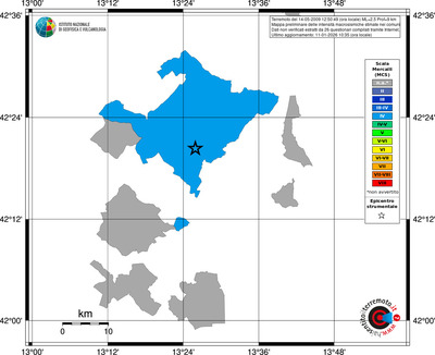 Mappa MCS - territori comuni