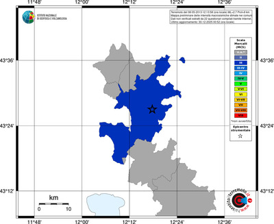 Mappa MCS - territori comuni