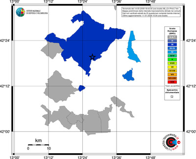Mappa EMS - territori comuni