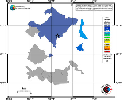 Mappa MCS - territori comuni