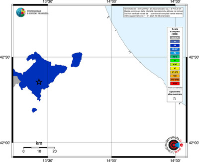Mappa EMS - territori comuni