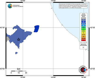 Mappa MCS - territori comuni