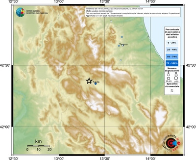 Mappa comuni con almeno 3 questionari