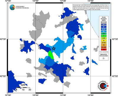 Mappa EMS - territori comuni