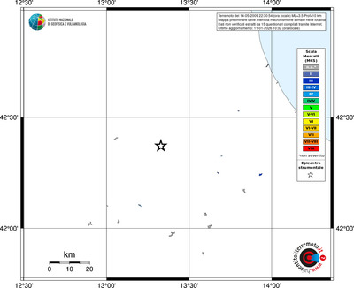 Mappa MCS - territori località