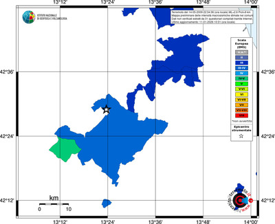 Mappa EMS - territori comuni