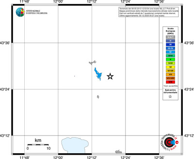 Mappa EMS - territori località