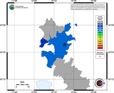 Mappa MCS - territori comuni