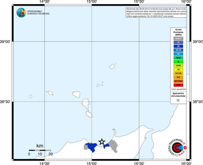 Mappa EMS - territori comuni