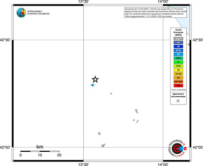 Mappa EMS - territori località