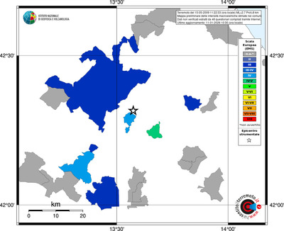 Mappa EMS - territori comuni