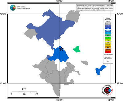 Mappa MCS - territori comuni