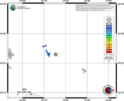 Mappa MCS - territori località