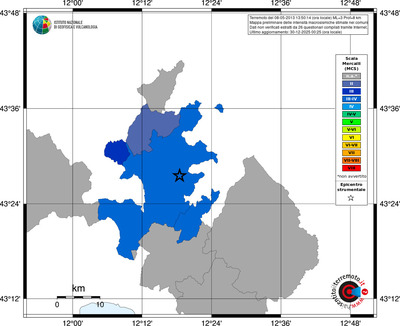 Mappa MCS - territori comuni
