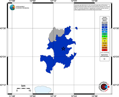 Mappa MCS - territori comuni