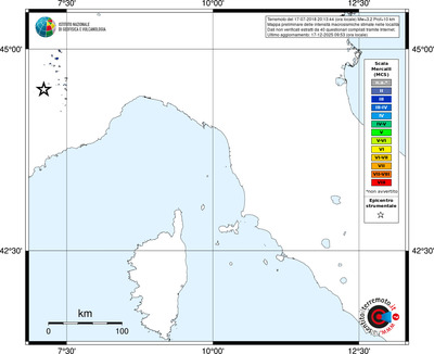 Mappa MCS - territori località