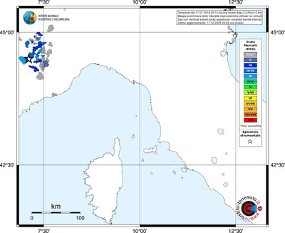 Mappa MCS - territori comuni