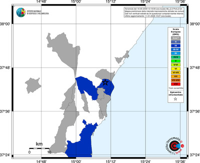 Mappa EMS - territori comuni