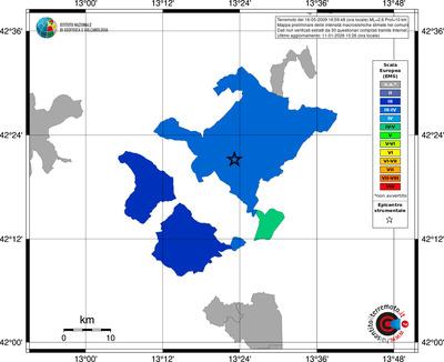 Mappa EMS - territori comuni