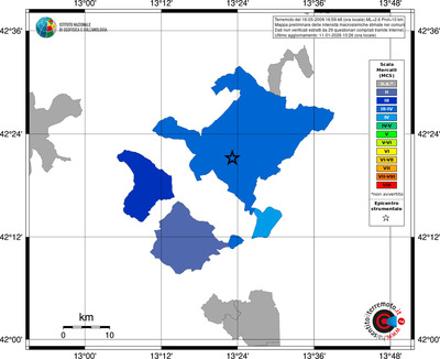 Mappa MCS - territori comuni